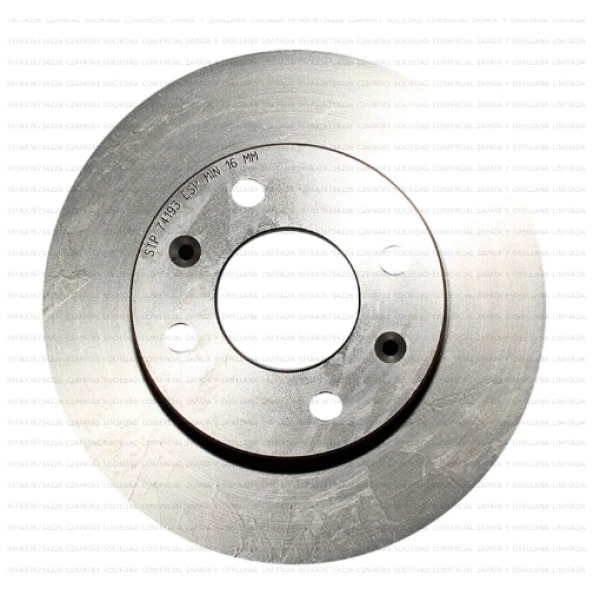 Disco De Freno Para Hyundai I10 2008 2014 1.1 Epsilon G4hg Mpi
